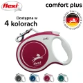 FLEXI smycz automatyczna Comfort Plus L taśma 8m czerwona do 50kg