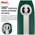 FLEXI smycz automatyczna Comfort Plus L taśma 8m zielona do 50kg