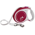 FLEXI smycz automatyczna Comfort Plus L taśma 5m czerwona do 60kg