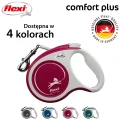 FLEXI smycz automatyczna Comfort Plus L taśma 5m czerwona do 60kg