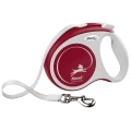 FLEXI smycz automatyczna Comfort Plus S taśma 5m czerwona do 15kg
