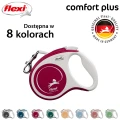 FLEXI smycz automatyczna Comfort Plus S taśma 5m czerwona do 15kg