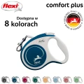 FLEXI smycz automatyczna Comfort Plus S taśma 5m niebieska do 15kg