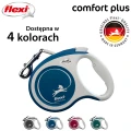 FLEXI smycz automatyczna Comfort Plus L taśma 5m niebieska do 60kg