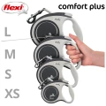 FLEXI smycz automatyczna Comfort Plus L taśma 5m szara do 60kg
