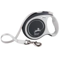FLEXI smycz automatyczna Comfort Plus L taśma 5m szara do 60kg