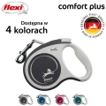 FLEXI smycz automatyczna Comfort Plus L taśma 5m szara do 60kg