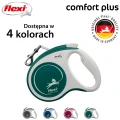 FLEXI smycz automatyczna Comfort Plus M taśma 5m zielona do 25kg