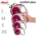 FLEXI smycz automatyczna Comfort Plus M taśma 5m czerwona do 25kg