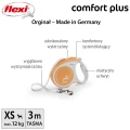 FLEXI smycz automatyczna Comfort Plus XS taśma 3m jasnożółta do 12kg