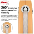 FLEXI smycz automatyczna Comfort Plus XS taśma 3m jasnożółta do 12kg