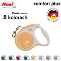 FLEXI smycz automatyczna Comfort Plus S taśma 5m jasnożółta do 15kg