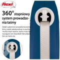 FLEXI smycz automatyczna Comfort Plus L taśma 8m niebieska do 50kg