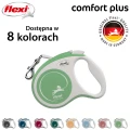 FLEXI smycz automatyczna Comfort Plus S taśma 5m jasnozielona do 15kg