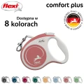 FLEXI smycz automatyczna Comfort Plus S taśma 5m jasnoczerwona do 15kg