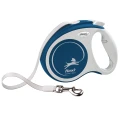 FLEXI smycz automatyczna Comfort Plus M taśma 5m niebieska do 25kg