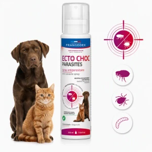 FRANCODEX Spray dla psa i kota na pasożyty ECTO CHOC PARASITES 200 ml