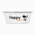 ZOLUX Miska dla psa ze stali nierdzewnej Inox HAPPY 2,65 l kol. biały