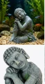 Zolux Ozdoba do akwarium Budda 2 8x8,8x10,2 cm