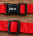 Zolux Obroża dla psa nylonowa taśma 50/60cm 25mm kol. czerwony
