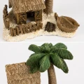 Zolux Ozdoba do akwarium Domek z palmą kokosową miniatura