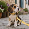 Zolux Smycz dla szczeniąt Puppy MASCOTTE 13 mm/1,20 m kol. żółty