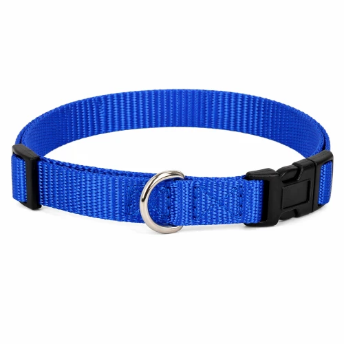 Zolux Obroża dla psa nylonowa taśma 25/35cm 10mm kol. niebieski