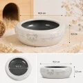 ZOLUX Miska ceramiczna dla gryzonia 100 ml kol. beżowy/szary