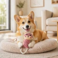 ZOLUX Zabawka dla psa wytrzymała Chomik BUDDY różowy 28cm
