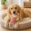 ZOLUX Zabawka dla psa wytrzymała Chomik BUDDY różowy 28cm