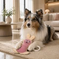ZOLUX Zabawka dla psa wytrzymała Królik BUDDY różowy 33 cm