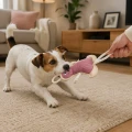ZOLUX Zabawka dla psa wytrzymała Królik BUDDY różowy 33 cm