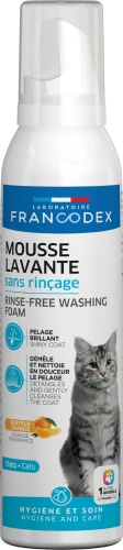 FRANCODEX Pianka myjąca bez spłukiwania dla kotów 150 ml