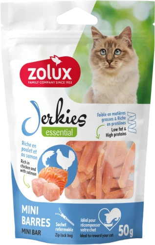 Przysmak dla kota ZOLUX Jerkies kurczak łosoś 50g 3336025822042
