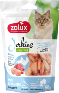 ZOLUX Przysmak dla kota Jerkies kurczak tuńczyk 50G - niskotłuszczowy