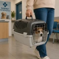 ZOLUX Transporter dla psa GULLIVER 3 metalowe drzwi szary otwierana góra