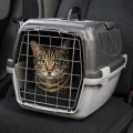 ZOLUX Transporter dla psa, kota GULLIVER 2 metalowe drzwi kol.szary