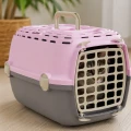 ZOLUX Transporter dla psa, kota do 6kg HORIZON 1 plastikowe drzwi różowy