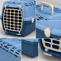ZOLUX Transporter dla psa, kota do 6kg HORIZON 1 plastikowe drzwi niebieski
