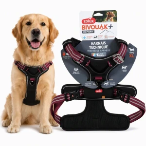 ZOLUX Szelki dla psa BIVOUAK XL czerwone
