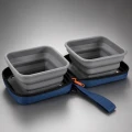 ZOLUX Składana miska 2w1 dla psa BIVOUAK 2x700 ml niebieska