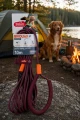 ZOLUX Smycz okrągła dla psa silikonowa BIVOUAK czerwona 10m