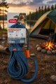 ZOLUX Smycz okrągła dla psa silikonowa BIVOUAK niebieska 10m