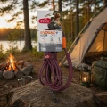 ZOLUX Smycz okrągła dla psa silikonowa BIVOUAK czerwona 5m