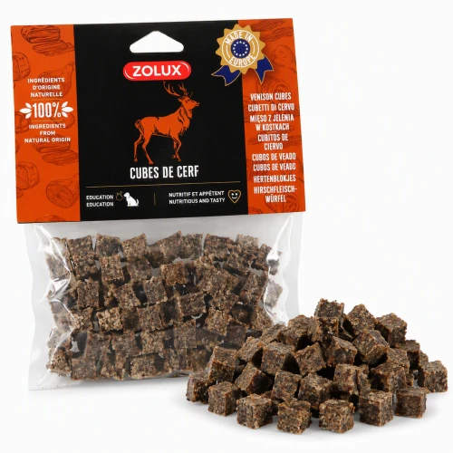 ZOLUX Przysmak naturalny dla psa Kostki z jelenia 100 g
