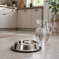 ZOLUX Miska dla psa i kota na gumie ze stali nierdzewnej INOX 15,5cm 0,225l
