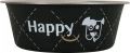 ZOLUX Miska dla psa ze stali nierdzewnej Inox HAPPY 1,5 l kol. czarny
