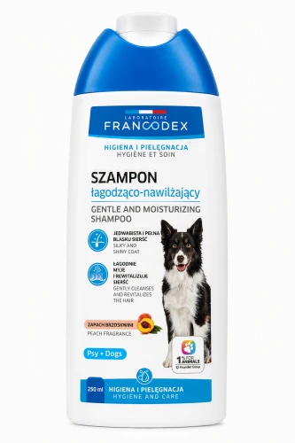 FRANCODEX PL Szampon dla psa łagodny nawilżający, bez parabenów 250 ml