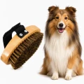 ZOLUX Miękka szczotka drewniana dla psa sierść długa DOG SALON