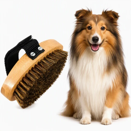 ZOLUX Miękka szczotka drewniana dla psa sierść długa DOG SALON
